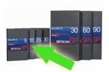 RIVERSAMENTO BETACAM SP FORMATO STANDARD SU DVD