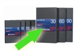 RIVERSAMENTO BETACAM SP FORMATO GRANDE SU DVD RIVERSAMENTO BETACAM SP FORMATO GRANDE SU DVD